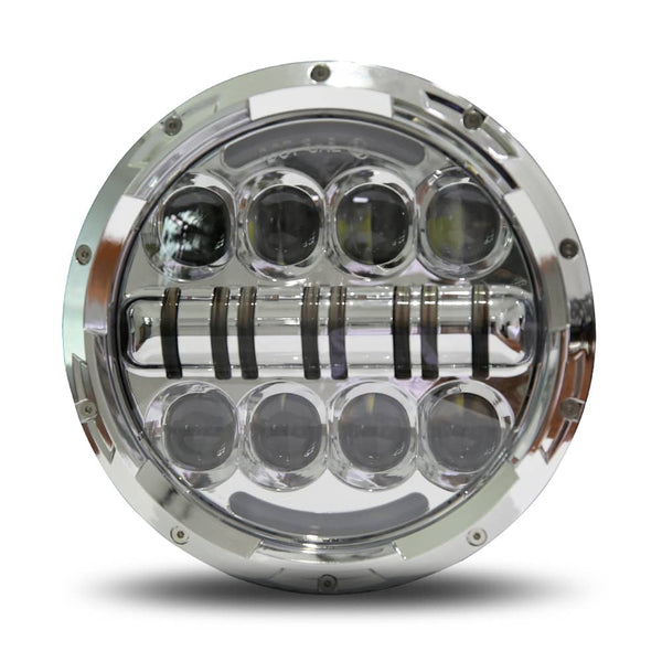 Full LED Motorradoptik 8088 Directional - 6 + 10 Lenses - Round 7